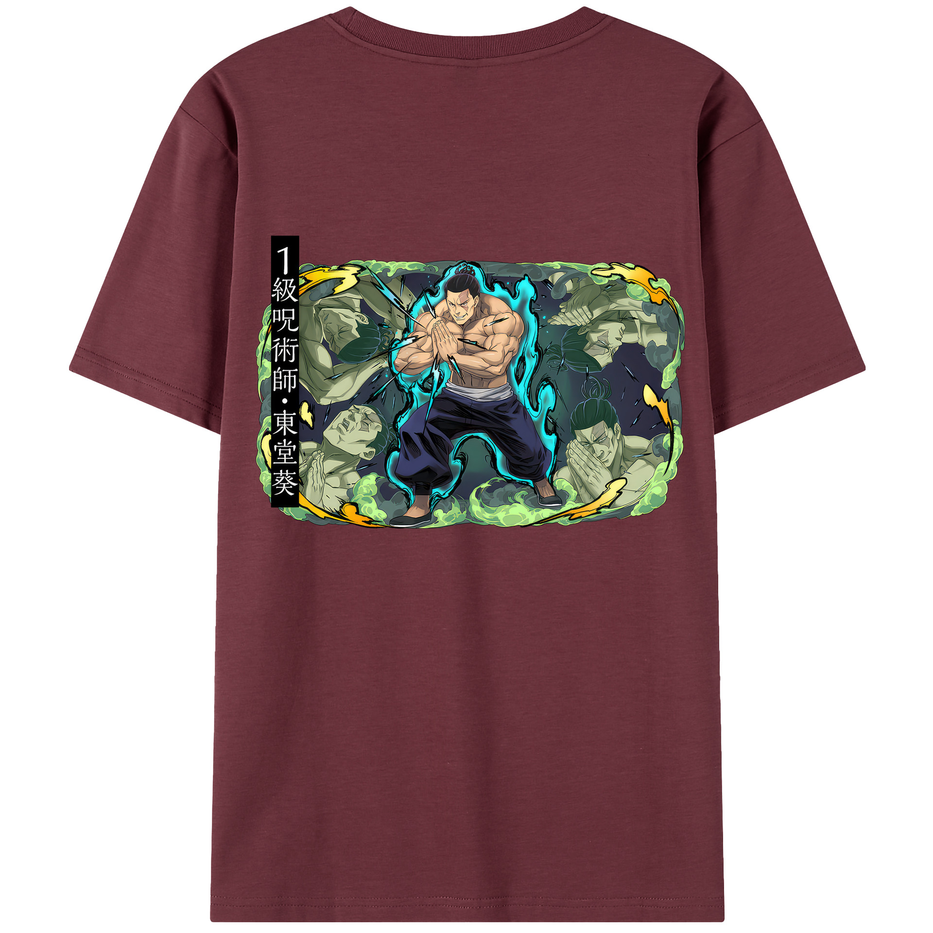 （画像用） 呪術廻戦 Jujutsu Kaisen 綿100％半袖Tシャツ（背面プリント）
